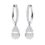 Black pearl earrings - Image 2