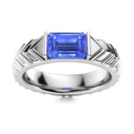 Men's ruby wedding rings - Image 6