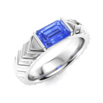 Men's ruby wedding rings - Image 5