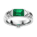 Men's ruby wedding rings - Image 4