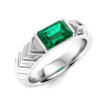 Men's ruby wedding rings - Image 3