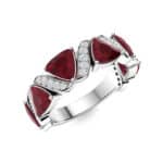 Emerald engagement ring - Image 2