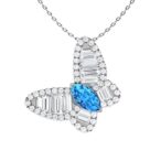 Emerald butterfly necklace - Image 5