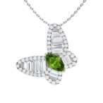 Emerald butterfly necklace - Image 4
